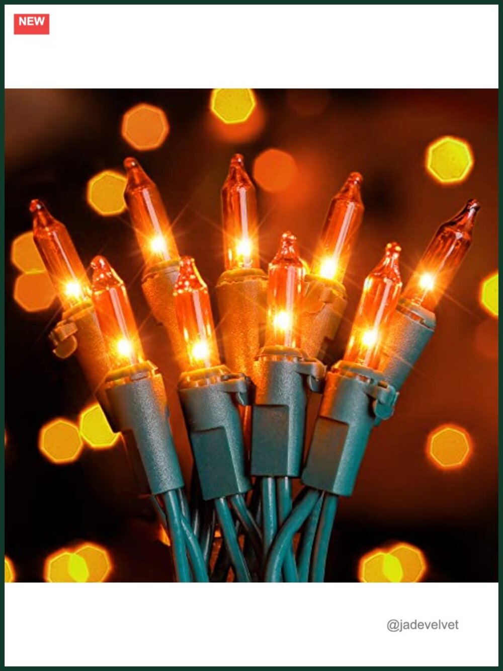 Mini Halloween Party Lights, 2-Pack of 100, Incandescent, Indoor/Outdoor